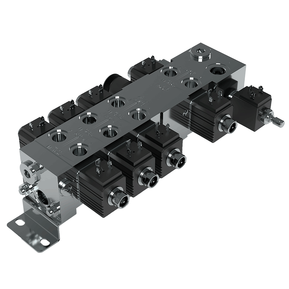 Hydraulic Bankable Solenoid Valve Image - Fluid World | Om Group